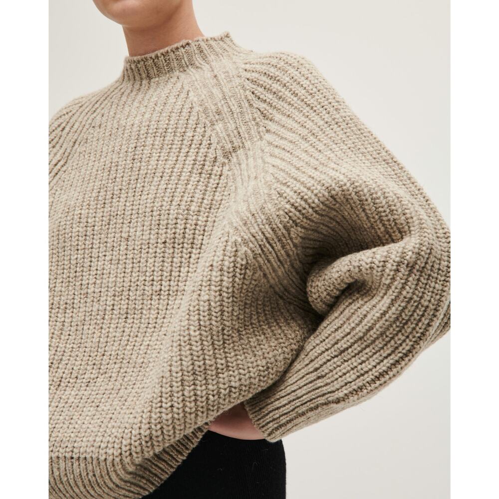 Babaa No12 Mist Eco Spanish Wool Oversized Sweater One Size - Picture 2 of 14